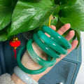 Jade Bangle Stone Hot Sale Wholesale Fashion Natural Charm Light Green Custom Logo Romantic Environmental Friendly OEM & ODM