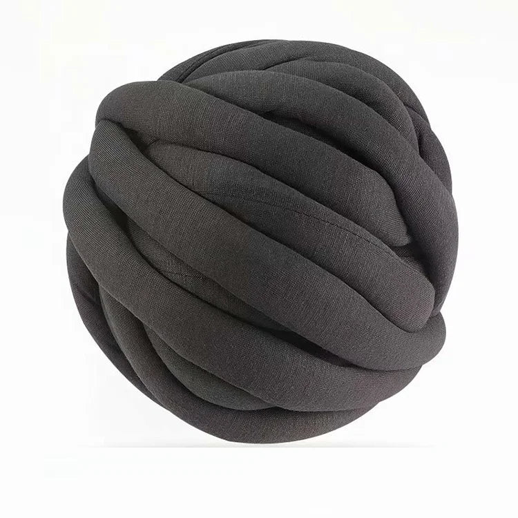Chunky Yarn Cotton Other Super Thick Yarn Chunky Arm Soft Hand Arm Knitting Giant Tube Yarn for Blanket
