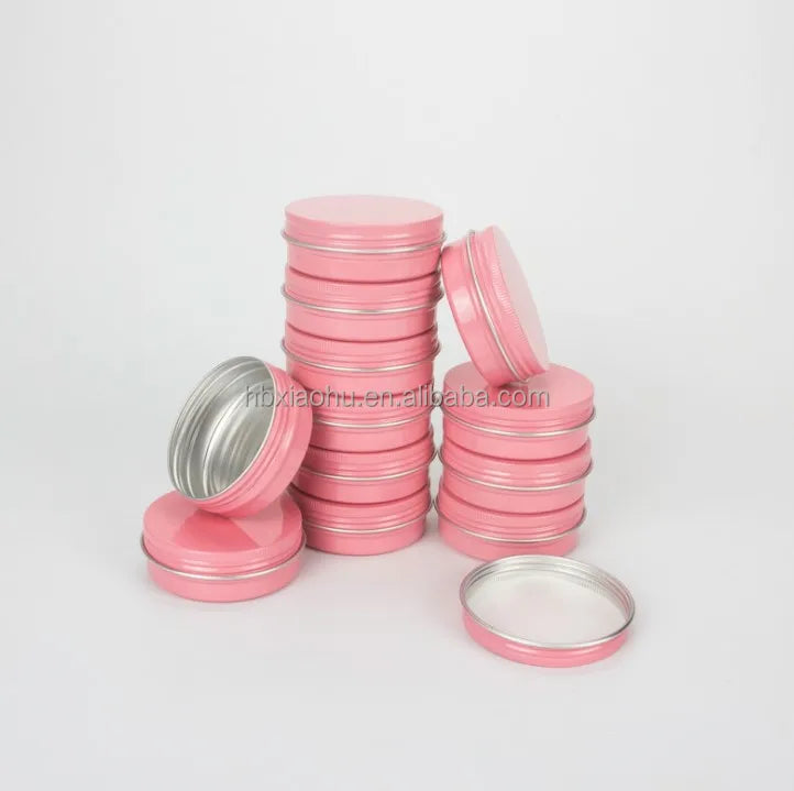 Custom Empty Round Storage Balm Oils Tea Packaging Metal Aluminium Tin/ Can/ Concentrate Jar