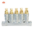 T8618 1-10 Way Volumetric Grease Oil Piston Divider Valve Lubrication System Oil Separator Valve Oil Distributor Manifold Block