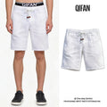Fashion Men Clothes  High Quality Linen Shorts Custom Logo Men's Shorts