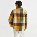 2022 Custom Logo Men Tags Flannel Plaid Shirt Long Sleeve Winter Heavyweight Flannel Oversized Shirts