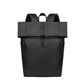 Unisex Lightweight Folding Flip Backpack Large Capacity Travel Leisure Bag Waterproof PU for Students Fashionable Schoolbag