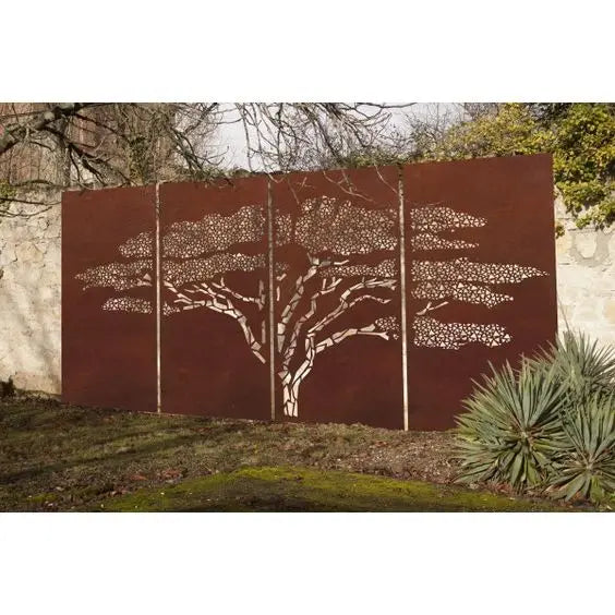 Contemporary Modern Metal Privacy Screens Decorative Garden Room Dividers
