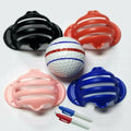 Triple Track 3 Line Golf Ball Marker Stencil New Design with 2 Plastic Pens