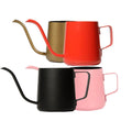 E-Commerce Coffee Kettle Food Grade Stainless Steel Home Kitchen Hand Coffee Pot Household Long Mouth Ear Drip Fine Tea Pot