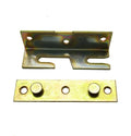 Metal Sheet Bed Rail Bracket Bed Hardware Fittings Joint Plates Bed Connecting Brackets