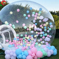 Free Door Shipping 4M Inflatable Bubble Tent-Ring Inflatable Eco House Tent and Air Blower for Scenic and Luxurious Stays