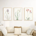 Nordic Flower Leaf Plant Canvas Wall Painting Picture Poster Modern Home Decor