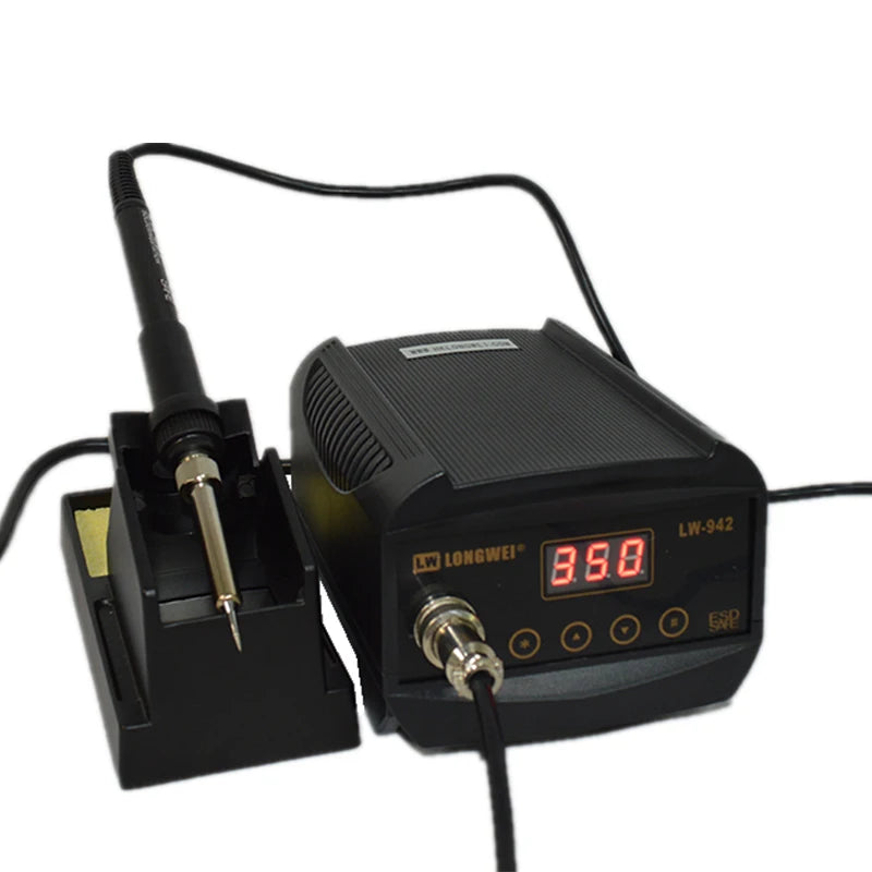 Intelligent Lead Free 75W Digital Display Ceramic Heating Core Soldering Station With Dormancy