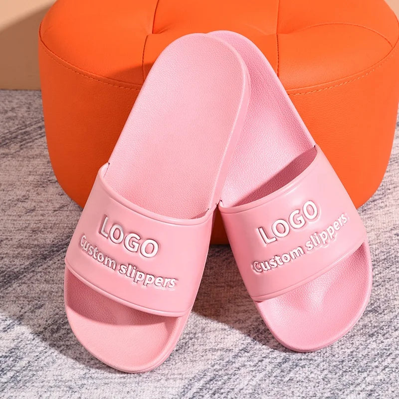 Comfortable Women's House Shoes Trendy Pantufas with Custom Logo Multiple Colors Anti-Slip Features Size 13 Women's Slides