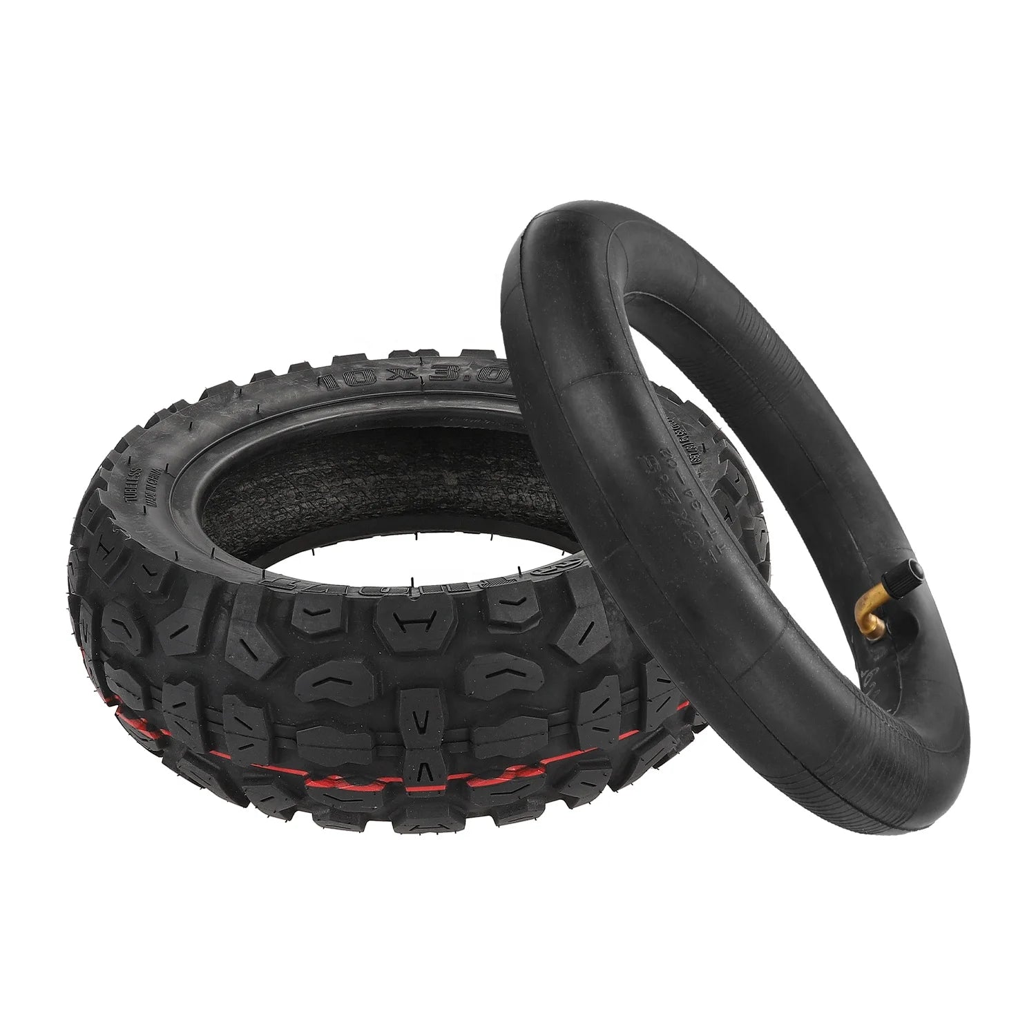 10 Inch TUOVT 10*2.5 Inner Tube/Air Chamber and 10*3.0 Outer Tire Cover Tubeless Tire Rubber Vacuum Tires Scooter Accessories