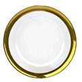 Wholesale 13 Inch Wide Gold Silver Clear Rim Glass Charger Plates Dishes & Plates for Weddings & Hotels From China Manufacturer