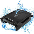 Solar Powered Automatically Robotic Pool Skimmer Cleaner with All Day Cleaning Battery Power