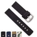 18/20/22/24mm Nylon Watch Strap Replacement Canvas Watch Band Camo Watch Bracelet with Silver Stainless Steel