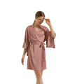 FUNG 6055 New Fabric & Colors Luxe Satin Minimalist Bridesmaid & Party Robes