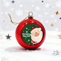 Topjlh 4cm 6cm 8cm Colorful Plastic Christmas Bauble Sublimation Blanks Bulk Wholesale Gift Shops Holiday Decor Stores Supplies