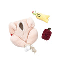 Interactive Plush Chicken Barking Hide and Seek Dog Chew Toys Set New Cartoon Style Dog Toys for Aggressive Chewers