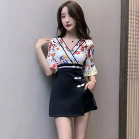 Women Hotel Japan Thailand Bathrobe Clothing Dress Spa Uniform