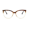 New Casual Pink Acetate Full Bendable Cat Eye Glasses Frames Unisex Anti Blue Light Optical Round Eyeglass for Women
