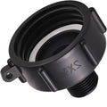 Plastic Tonnage Drum Outlet 3/4" 2" NPS Fine Thread Hexagon Head Smooth Surface Adapter Fitting with 3-Year Warranty