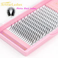 0.07 Cashmere Camellia Feathered Lash Pre Made Fans Soft Comic Spire Eyelash Extensions Pointy Base New Premade Fans