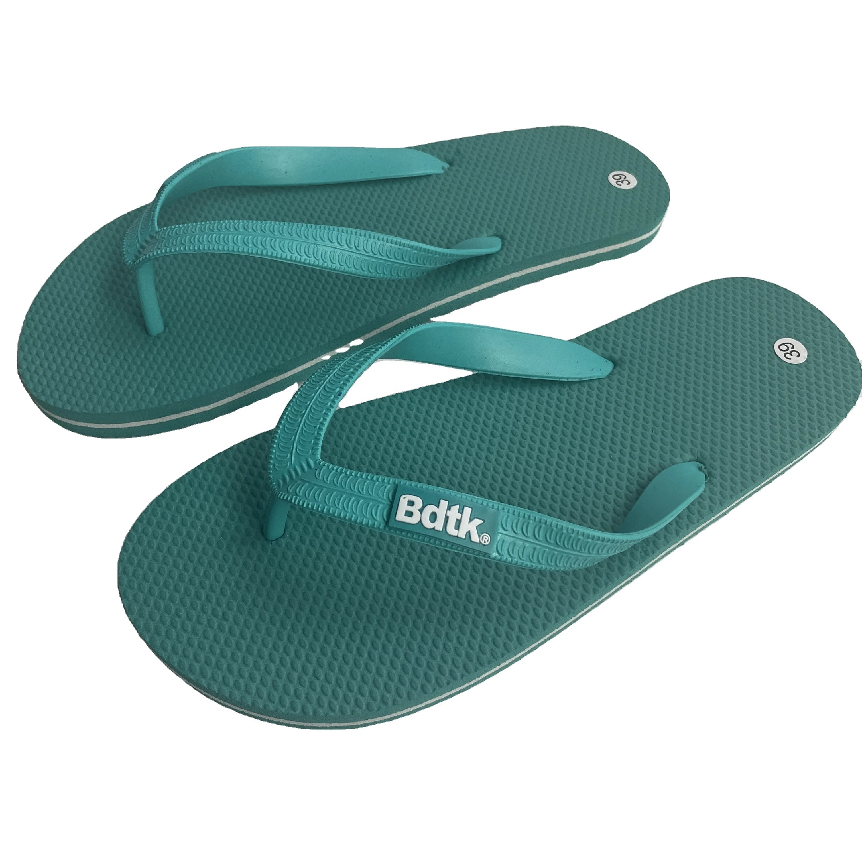 Wholesale Unisex Casual Printed PVC Upper Flip Flops-Breathable Anti-Slip Recyclable for Summer & Winter