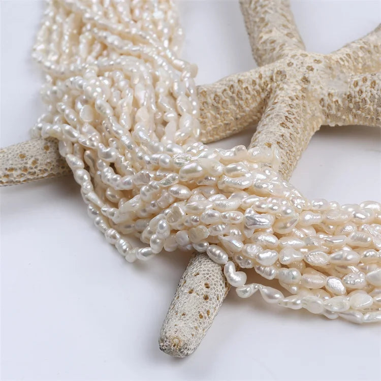 Zhuji Pearl Promotion 4-5mm Cheap Price Natural Freshwater Loose Baroque Pearl Strand