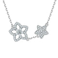 New Arrival 925 Sterling Silver Zirconia Halo Pendant Necklace Sparkling CZ Bridal Jewelry
