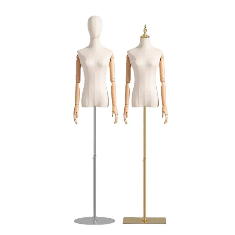 Modern Torso Mannequin Female Manikin Dummy Full Size Women Bust Dress Form Mannequin Dress Forms for Window Display