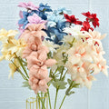 M602 Home Silk Flores Decorative Artificial Calonyction Aculeatum Flowers Foliage Artificial