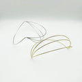 Four Layers Metal Wire Headbands for DIY Bridal Hair Accessories 4 Circles Hat Shape Women Hair Hoops