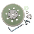 5Inch 8 Holes Hook and Loop Sanding Pads Backup Plate with Parts Abrasive Disc Backing Pad for Sanding Disc Polishing Wood Metal