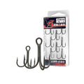 Coating Hi Carbon Steel Treble Fishing Hook 3# 4# 5# 6# 8# Bass Fishing Hooks Japan MegaBDM