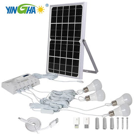 High Quality Electricity Generating Outdoor Garden Solar Lighting Panel Power System for Home