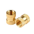 Factory Selling Straight Knurled Brass C3604 GB809A GB809B Plastic Molded-in Threaded Insert Nut Pre-Mold Installation