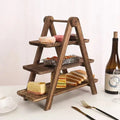 Wholesale Three Tier Folding Shelf Cake Food Candy Tea Party Tray Dessert Cake Shelf Hotel Set Tray