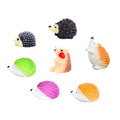 Cute Cartoon Garden Animal 3d Miniature Hedgehog Resin Charms for Keychain Jewelry Making