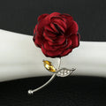 Tulip Rose Brooch for Women Nice Design Elegant Fashion Brooch Pin Dress Luxury Zircon Jewelry Accessories Party Gifts