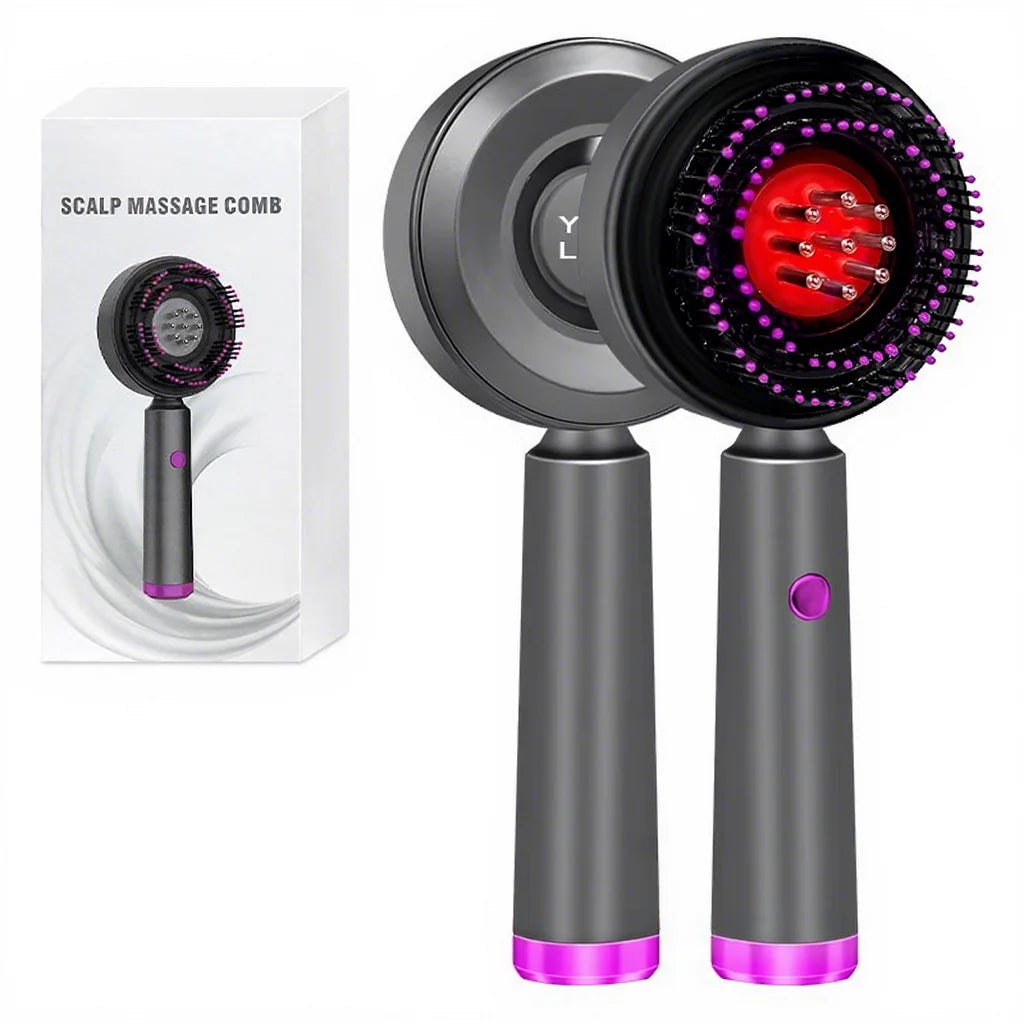 Rechargeable Waterproof Hair Massager Scalp Handheld Electric Scalp Massager With Oil Dispenser for Hair Growth MegaBDM
