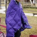 Lightweight Warm Natural Duck Down Camping Sleeping Blanket All-Season Use for Outdoor & Indoor Cold Weather