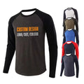Wholesale Sublimation Fashion Polyester Cotton Casual High Quality Plane Long Sleeve Full Sleeve T Shirt for Men