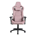 Executive Racing Pink Fabric Ergonomic Swivel High Backrest Water-Proof Stain Cover Gaming Chair