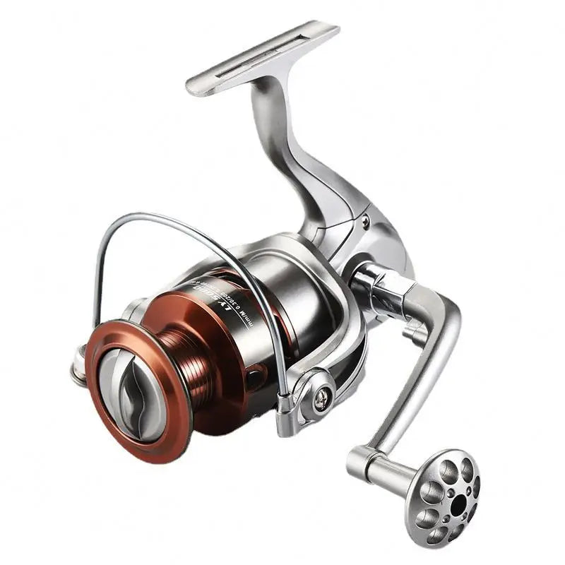1000-7000 Series 5.2:1 Metal Spool Fishing Reel Waterproof Left Right Hand Wheel Sea Saltwater Spinning Reel Carrete De Pesca