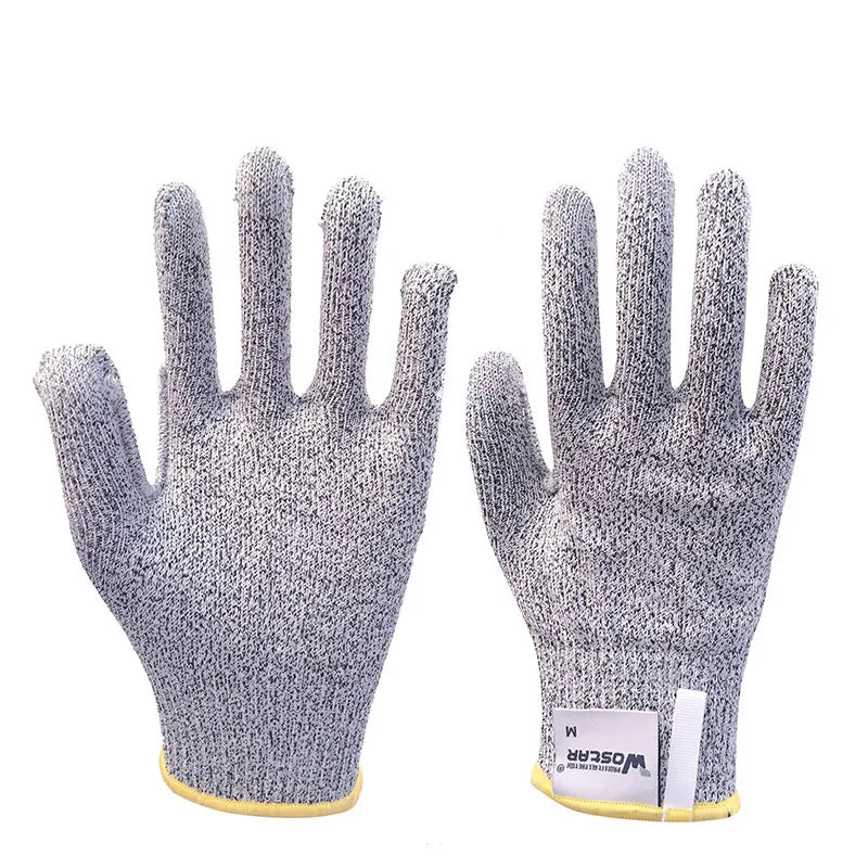 XINGYU HPPE En388 Cut Resistant Gloves Level 5 Work Knitted Anti Cut Gloves Cut Resistant Safety Gloves