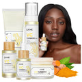 Wholesale Professional Facial Brightening Self Care Kit Turmeric Skincare Set with Vitamin C & E Oil & Serum for All Skin Types