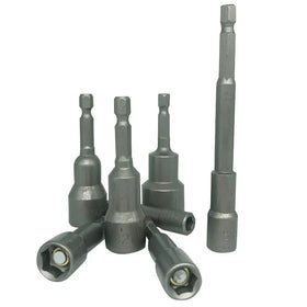 1Pcs Electric Screwdriver Handle Tools with 150mm Adapter 6mm-14mm Hexagon Nut Driver Drill Bit Socket Screwdriver Wrench