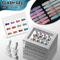 JTING Brilliant Star Diamond Reflective Gel Collection 12colors Set Box OEM Nail Supplies Shiny Reflective Disco Gel Nail Polish