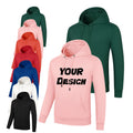 Wholesale High Quality Blank Hoodies Plus Size Fashion Men's Hoodies Custom Logo  Unisex Hoodies