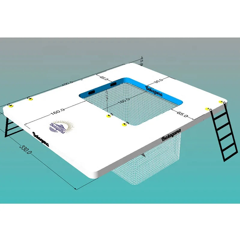 Floating Inflatable Durable PVC Tarpaulin Double Wall Sea Swimming Pool Children Adult Use CE Certified Blower Customizable Size